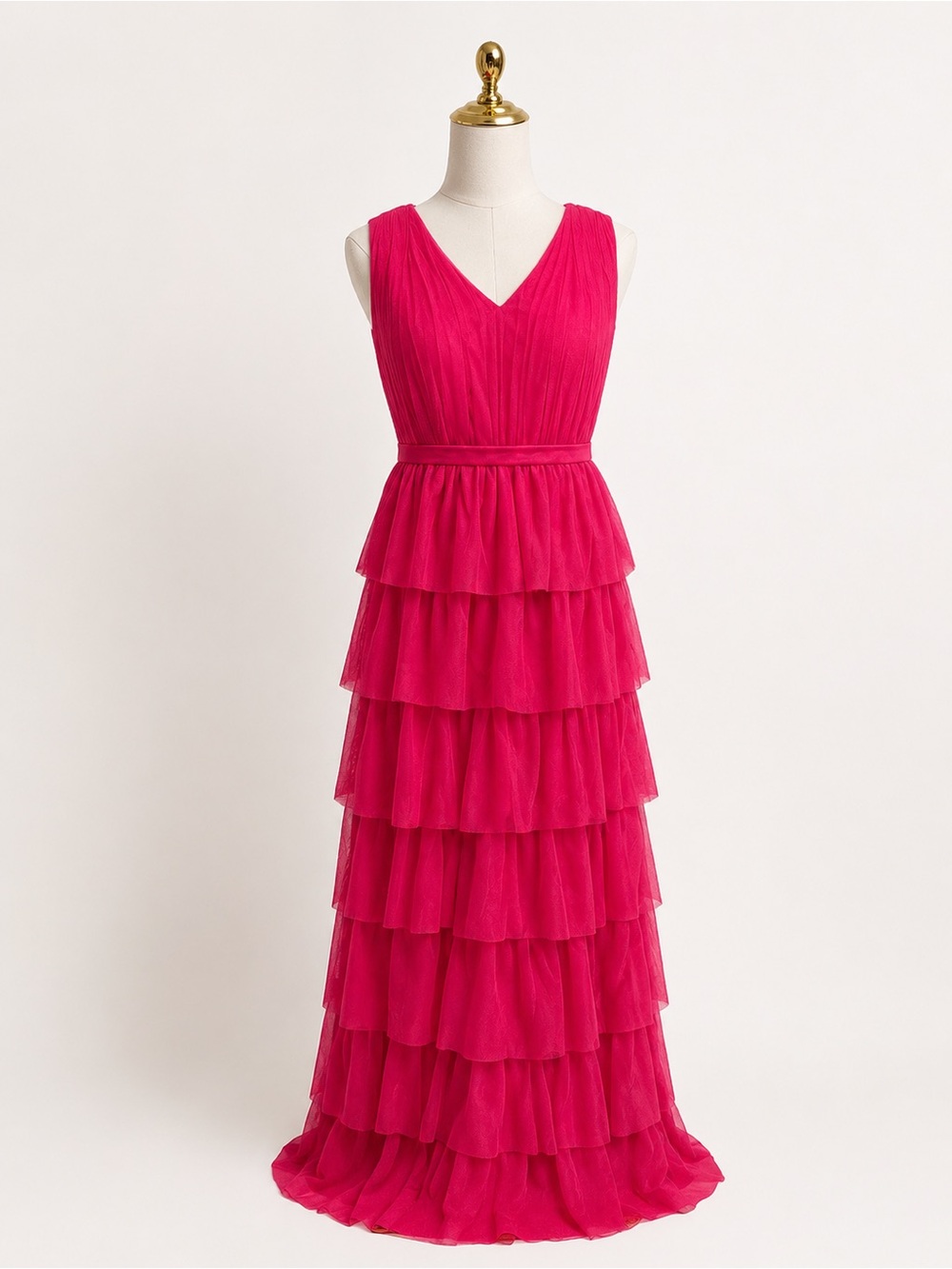 Reverly Clove Tulle Dress Sz 6 Whimsical Wedding Pink - Picture 3 of 4